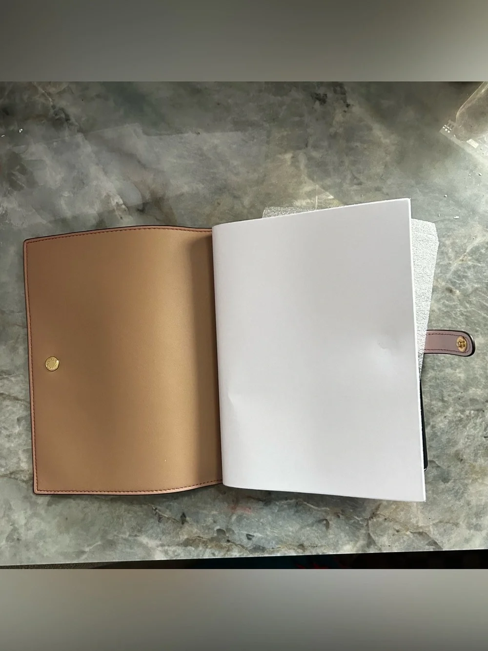 Custom Pink Coach Signature Canvas Notebook